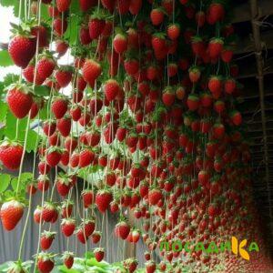 Клубника ампельная Анастасия купить по цене от 370р. в интернет-магазине «Посадика» с доставкой почтой в в Канаше и по всей России – [изображение №1].